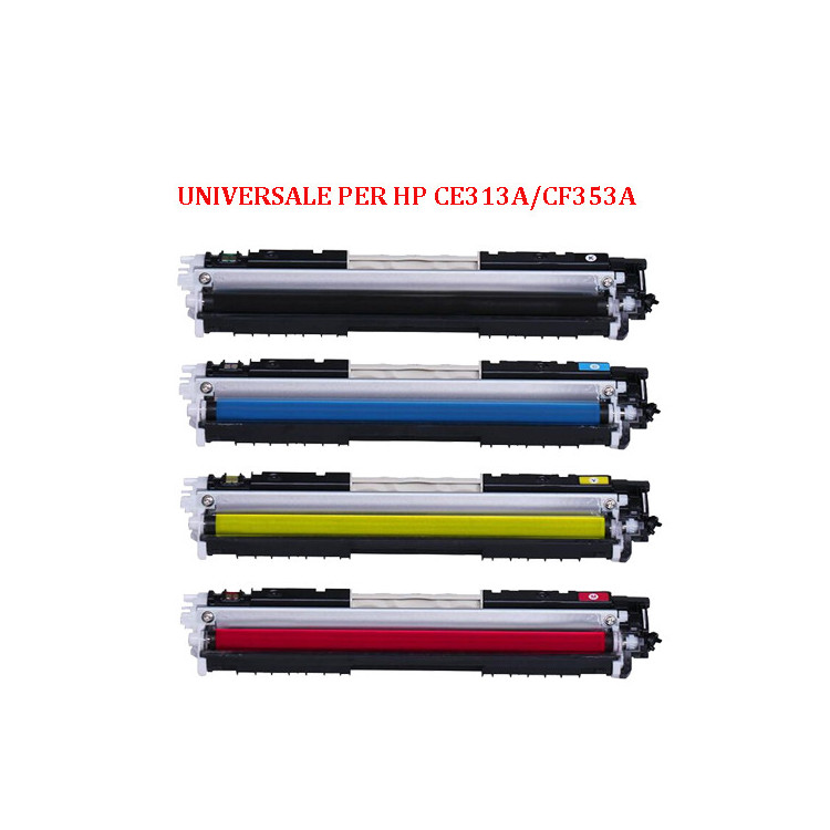 Toner Universale per HP CE313A CF353A CANON 729 MAGENTA 950pag.